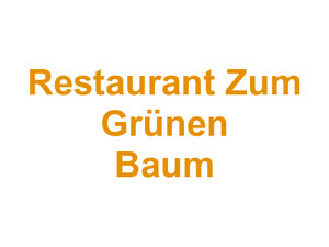Restaurant Zum Grünen Baum Logo