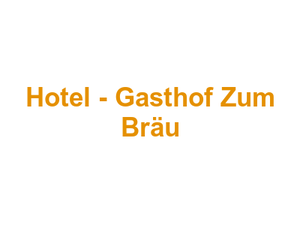 Hotel - Gasthof Zum Bräu Logo