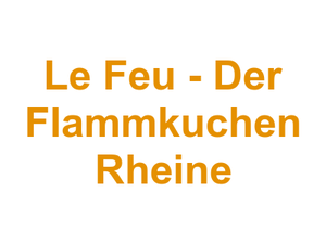 Le Feu - Der Flammkuchen Rheine Logo