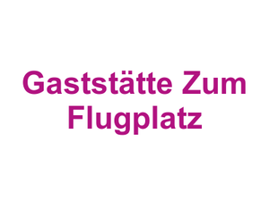Gaststätte Zum Flugplatz Logo