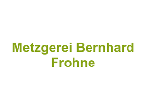 Metzgerei Bernhard Frohne Logo