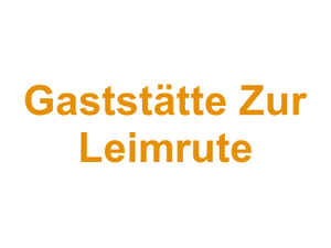 Gaststätte "Zur Leimrute" Logo