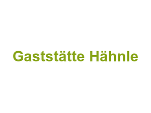 Gaststätte Hähnle Logo