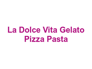 La Dolce Vita Gelato Pizza Pasta Logo