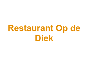 Restaurant Op de Diek Logo
