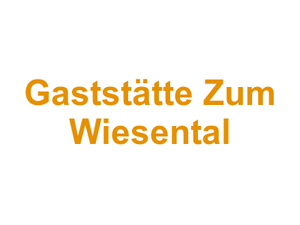 Gaststätte Zum Wiesental Logo