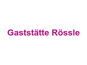 Gaststätte Rössle Logo