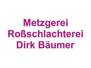 Metzgerei Roßschlachterei Dirk Bäumer Logo