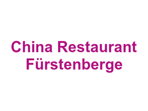 China Restaurant Fürstenberge Logo