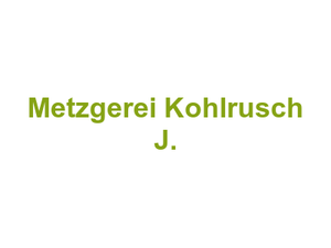 Metzgerei Kohlrusch J. Logo