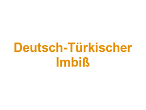 Deutsch-Türkischer Imbiß Logo