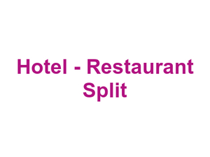 Hotel - Restaurant Split Logo