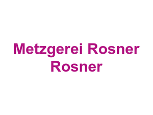 Metzgerei Rosner Rosner Logo