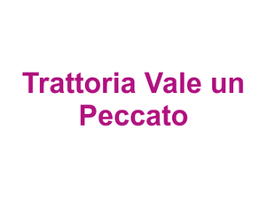Trattoria Vale un Peccato Logo