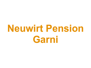 Neuwirt Pension Garni Logo