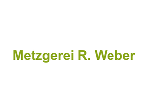 Metzgerei R. Weber Logo