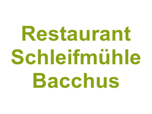 Restaurant Schleifmühle Bacchus Logo