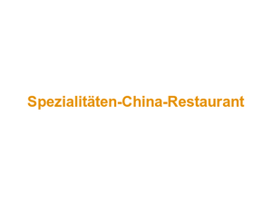 Spezialitäten-China-Restaurant Logo