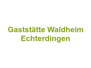 Gaststätte Waldheim Echterdingen Logo