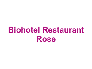 Biohotel Restaurant Rose Logo