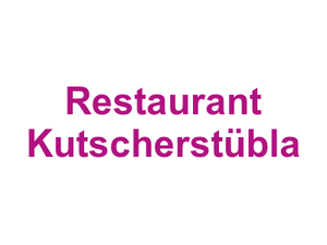 Restaurant Kutscherstübla Logo