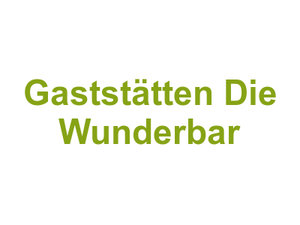 Gaststätten Die Wunderbar Logo