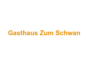 Gasthaus Zum Schwan Logo