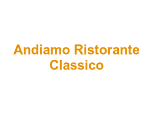 Andiamo Ristorante Classico Logo