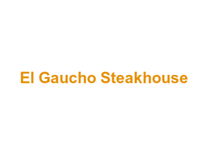El Gaucho Steakhouse Logo