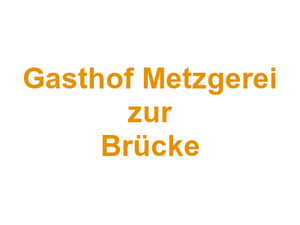 Gasthof Metzgerei zur Brücke Logo
