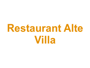 Restaurant Alte Villa Logo