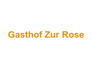 Gasthof Zur Rose Logo