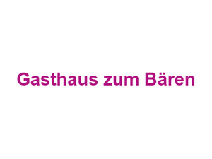 Gasthaus zum Bären Logo