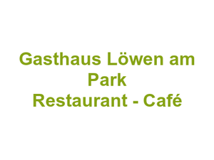 Gasthaus Löwen am Park Restaurant - Café Logo