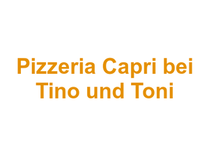 Pizzeria Capri bei Tino und Toni Logo
