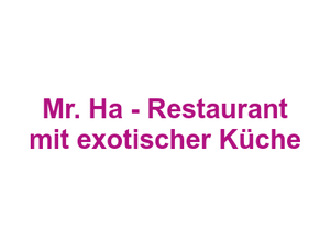 Mr. Ha - Restaurant mit exotischer Küche Logo