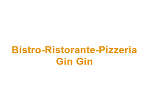 Bistro-Ristorante-Pizzeria Gin Gin Logo