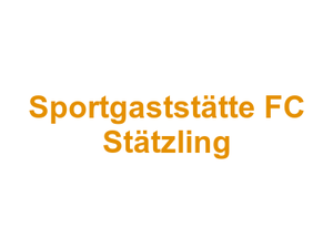 Sportgaststätte FC Stätzling Logo
