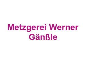 Metzgerei Werner Gänßle Logo