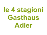 Ristorante Pizzeria le 4 stagioni Gasthaus Adler Logo