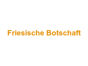Friesische Botschaft Logo