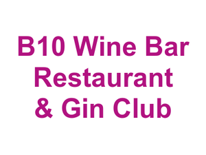 B10 Wine Bar Restaurant & Gin Club Logo