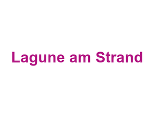 Lagune am Strand Logo