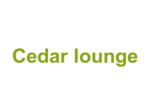 Cedar lounge Logo