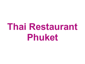 Thai Restaurant Phuket Logo