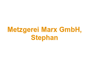 Metzgerei Marx GmbH, Stephan Logo