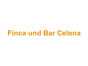 Finca und Bar Celona Logo