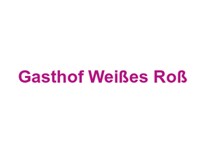 Gasthof Weißes Roß Logo