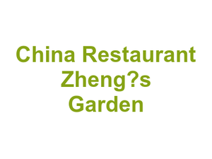 China Restaurant Zheng’s Garden Logo