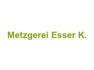 Metzgerei Esser K. Logo